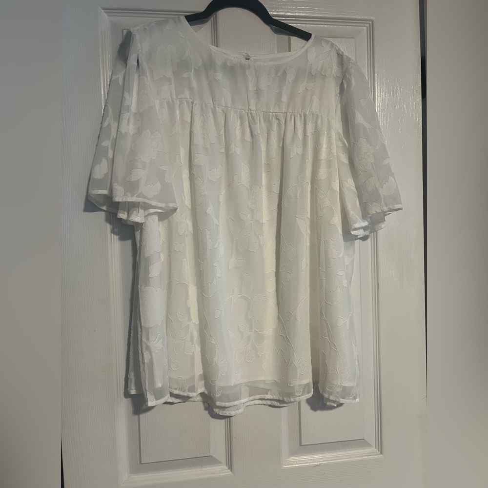 Amazon Elegant White Women's Blouse